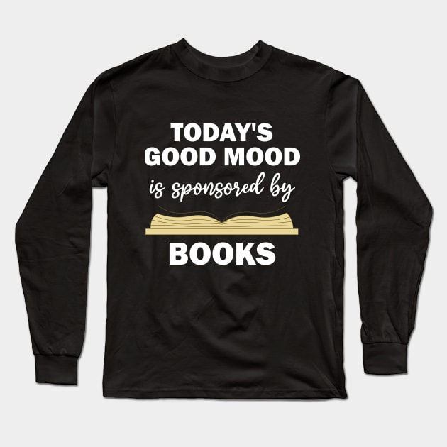 funny book lover quote Long Sleeve T-Shirt by teestaan